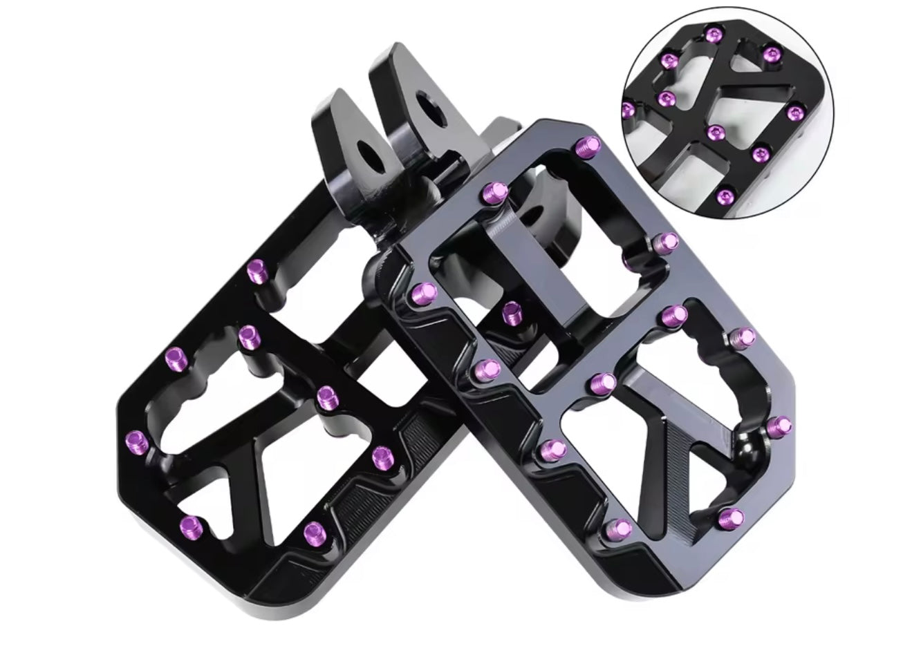 Black Foot Pegs