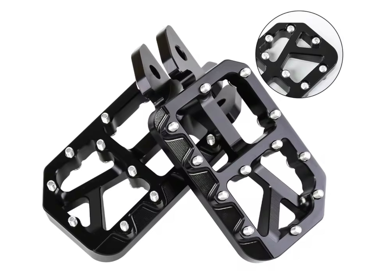 Black Foot Pegs