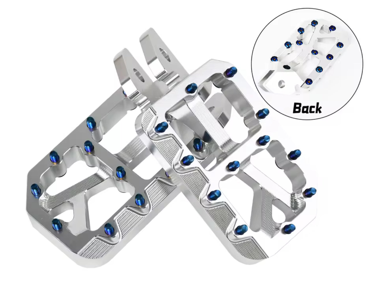 Silver Foot Pegs